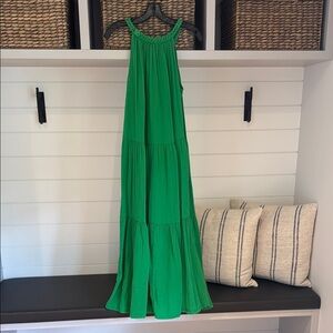 ME+EM Green Maxi Dress
